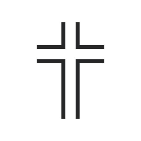 Cross religion god vector illustration icon. Symbol christianity and ...