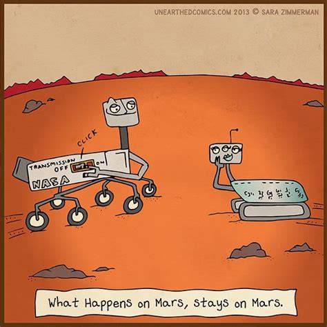 NASA's curiosity on Mars | Science cartoons, Nerdy jokes, Science comics