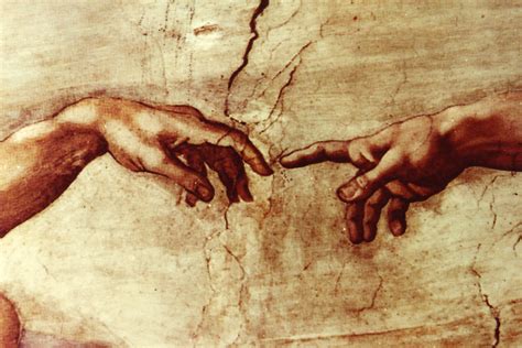 The Creation of Man by Michelangelo Sistine Chapel - Nettie's World