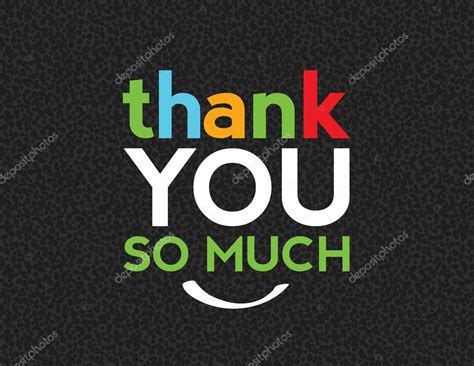 Thank You So Much — Stock Vector © bgbs #9351654