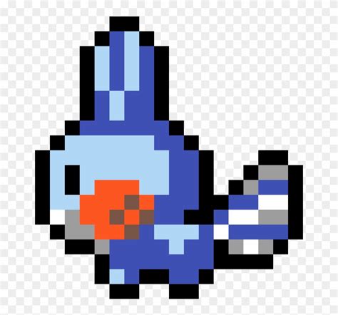 Mudkip Pixel Art / Today's pixel art displays the adorable little ...