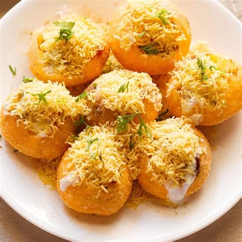 Dahi Puri Recipe » Dassana's Veg Recipes