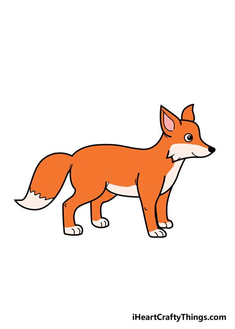 Fox Drawing - How To Draw A Fox Step By Step!