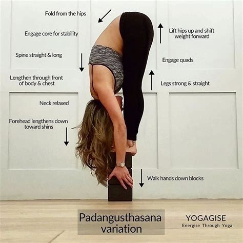 Want to take your Padangusthasana (Big Toe pose) to the next level ...