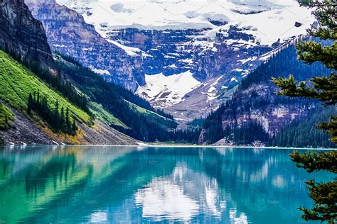 Lake Louise in Banff Alberta Canada | Nature Stock Photos ~ Creative Market