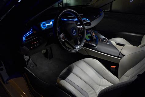 Bmw I8 Interior At Night