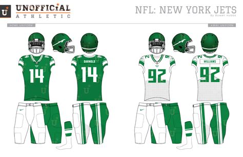 UNOFFICiAL ATHLETIC | New York Jets Rebrand