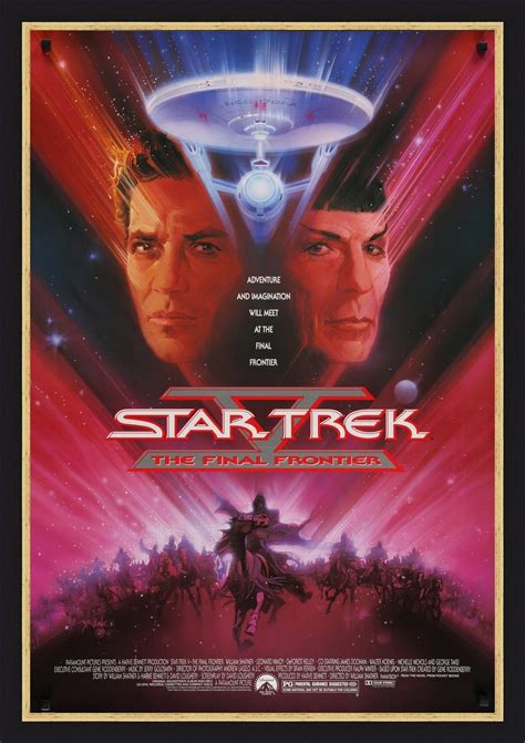 Star Trek V - The Final Frontier - 1989 - Original Movie Poster – Art ...