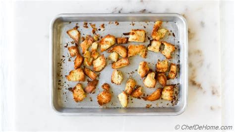 Croutons for Salad Recipe | ChefDeHome.com