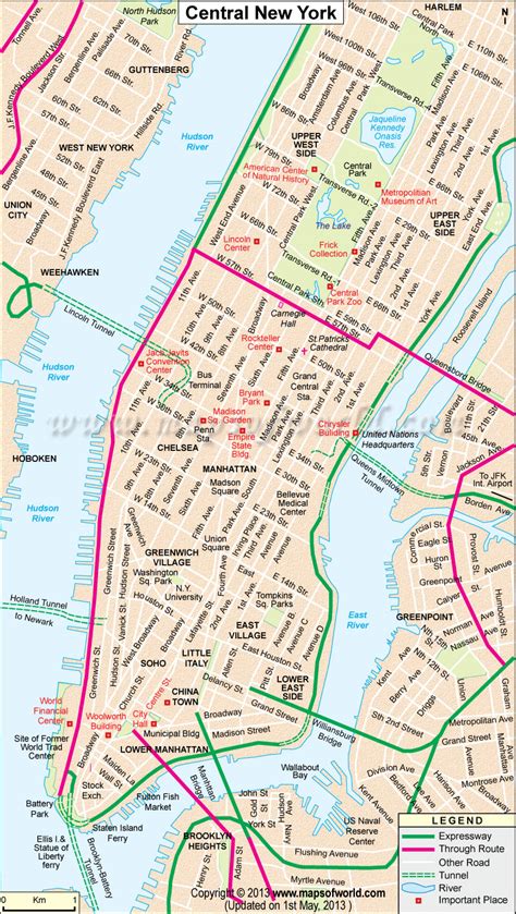 Printable New York City Map