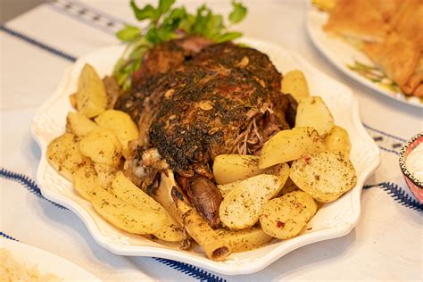 Greek Roast Leg of Lamb - Dimitras Dishes