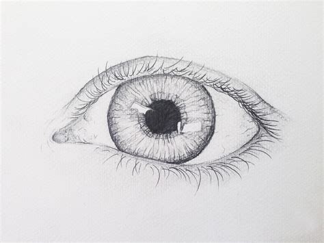 Realistic Eyeball Drawing