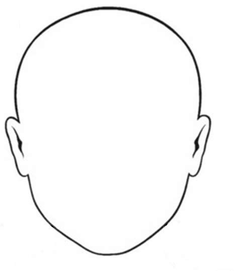 Blank Head Coloring Page - ClipArt Best