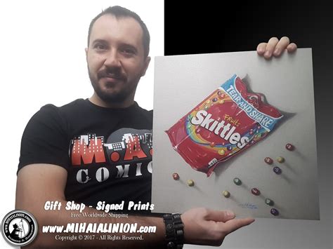 Drawing Skittles - Realistic 3D Art | Mihai Alin Ion