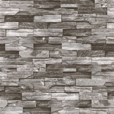 Chuvie 3D Grey Brick Design Wallpaper - WJ208-2 | Chuvie Decor Ghana