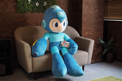 Giant Mega Man Plush Heading To Japan Just In Time For Christmas ...