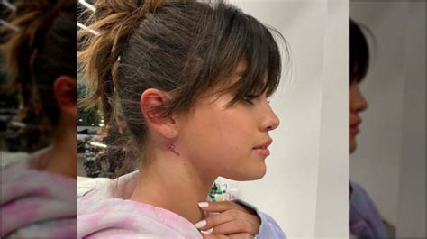 The Truth About Selena Gomez's Neck Tattoo