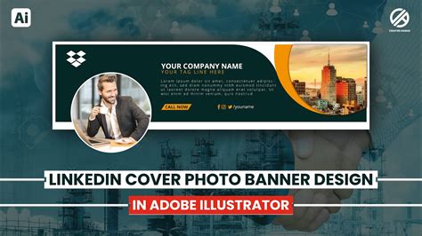 LinkedIn Banner Design in Adobe Illustrator - YouTube