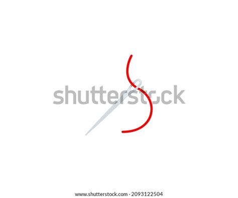 Sewing Needle Vector Isolated Icon Emoji Stock Vector (Royalty Free ...