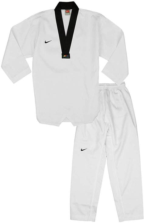 Nike Men's Taekwondo Elite Uniform, White/Black - Walmart.com