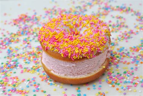 Donut Ice Cream Sandwich Recipe - Make Life Lovely