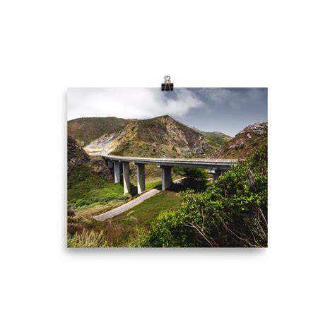 Big Sur Historic Bridge Photo Print - Etsy UK