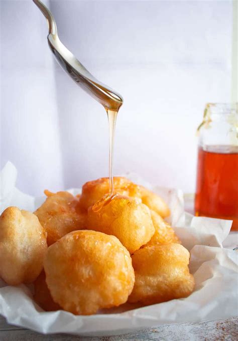 Loukoumades - Greek Honey Balls (Easy Homemade Donuts) - Real Greek Recipes