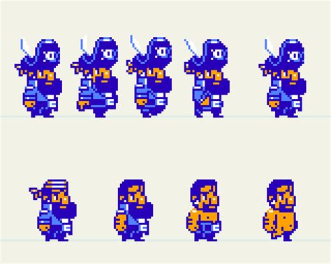 8-bit devlog – the 4 frame walk cycle in 2023 | Pixel art characters ...