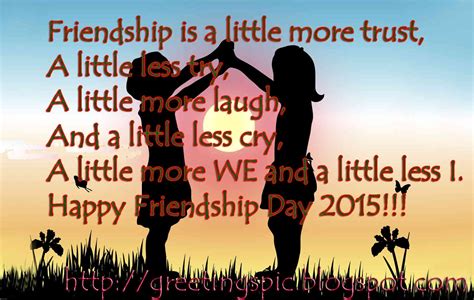 Friendship day quotes with photos ~ Greetings Wishes Images