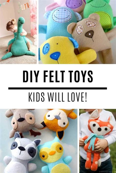 33 Super Cute Felt Toy Patterns Your Kids Will Love to Play With!