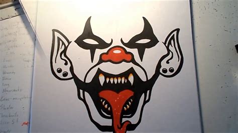 Killer Clown Drawings