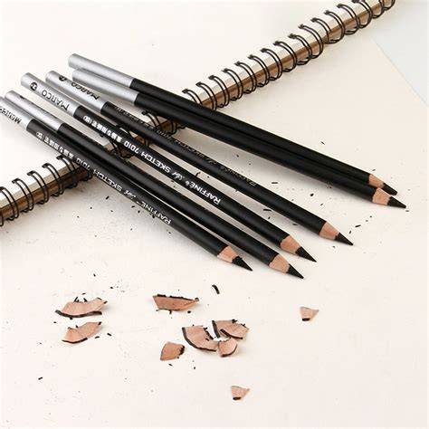 WALFRONT 12pcs/Lot Charcoal Pencil Set Professional Art Drawing ...