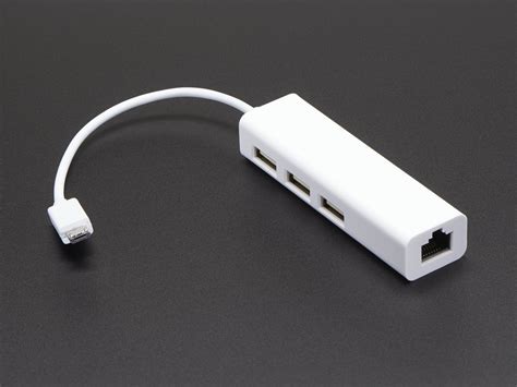 Ethernet Hub and USB Hub w/ Micro USB OTG Connector | Buy in Australia ...