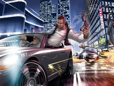 wallpaper grand theft auto iv, gta, patrick brown HD : Widescreen ...