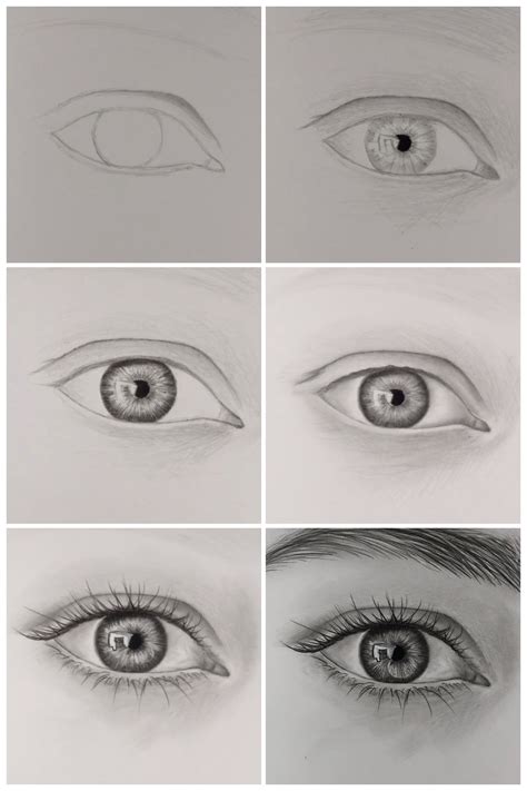 Eye Drawing Realistic Step By Step at Drawing Tutorials