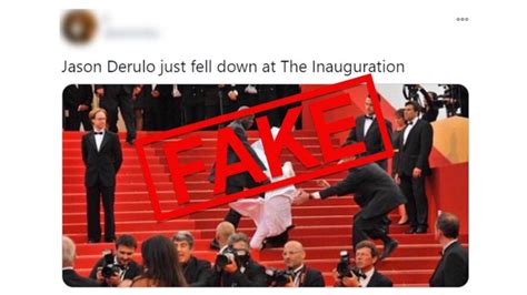 Jason Derulo Falling Down the Stairs at the US Presidential ...