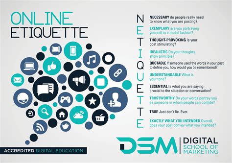 The internet etiquette or... - Digital School of Marketing