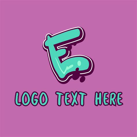 Modern Graffiti Letter E Logo | BrandCrowd Logo Maker