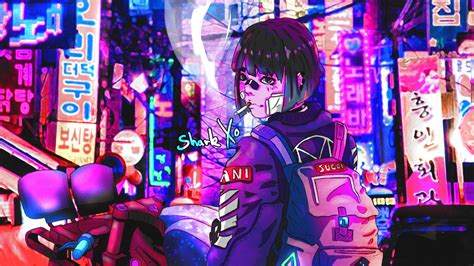 Neon Anime Aesthetic Wallpapers - Wallpaper Cave