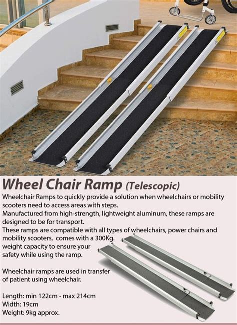 Aluminum Telescopic Portable Wheelchair Ramp at Rs 24000.00 ...