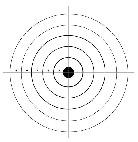 Printable Shooting Targets for Pistol, Rifle, Airgun, Archery