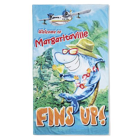 Margaritaville Fins Up Pool Towel | Frontgate