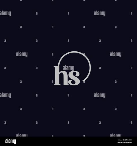 HS initials logo monogram design ideas Stock Vector Image & Art - Alamy