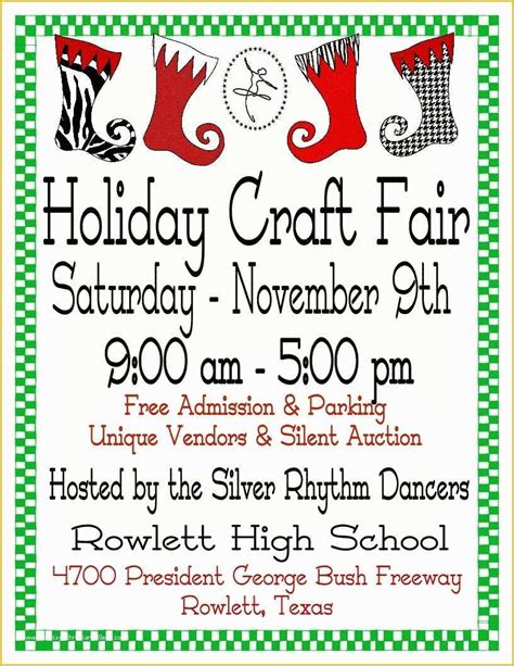 Free Printable Craft Fair Flyer Template