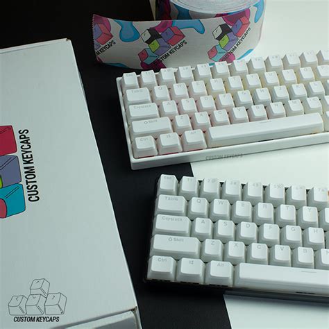 White Pudding Keycaps – Custom Keycaps UK