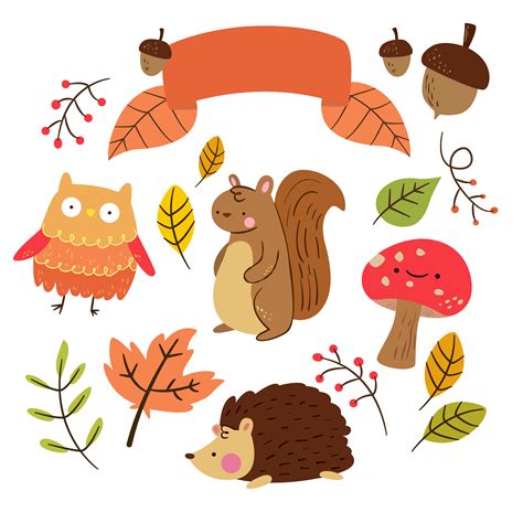 Cute Fall Clipart: Add Some Autumnal Charm to Your Designs