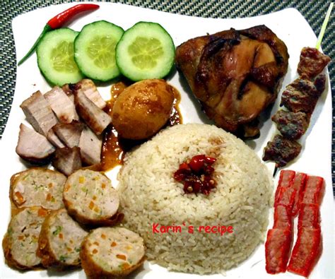 Karin's Recipe: Nasi Campur à la Cina (Indonesian Chinese Style of ...