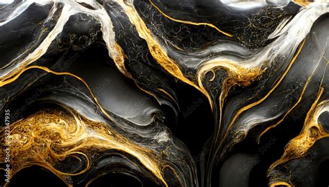 Gold and black luxurious marble textured background. Abstract design ...