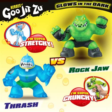 Heroes of Goo Jit Zu: Thrash and Rock Jaw Versus Pack - Goo Jit Zu ...