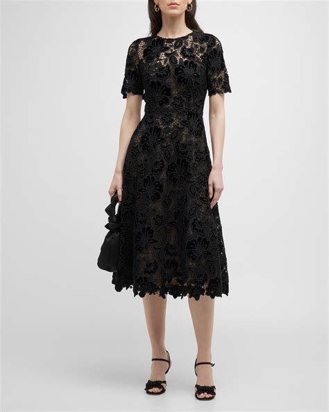 Black Lace Dress | Neiman Marcus